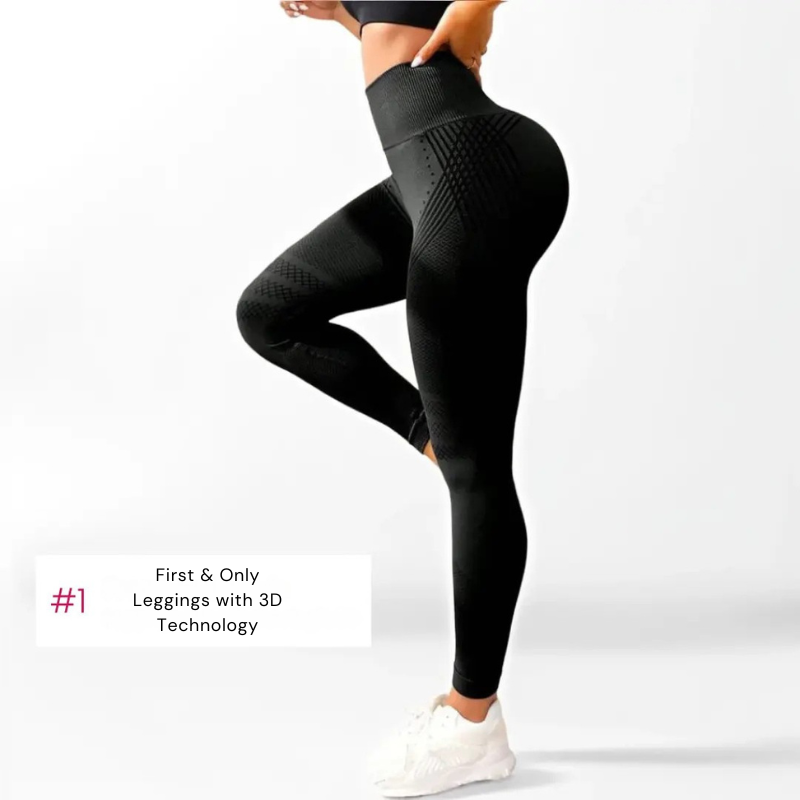 Leggings 3D: Tecnología patentada para una silueta afinada