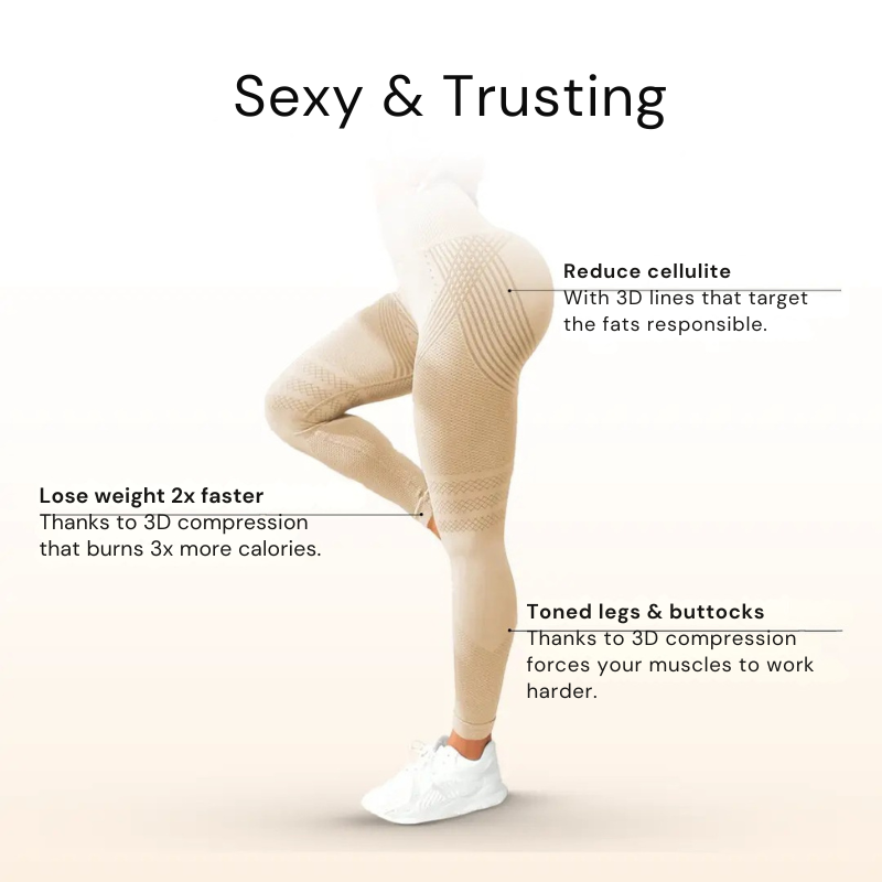 Leggings 3D: Tecnología patentada para una silueta afinada