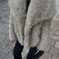 Elegant faux fur jacket for maximum warmth 