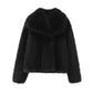 Elegant faux fur jacket for maximum warmth 