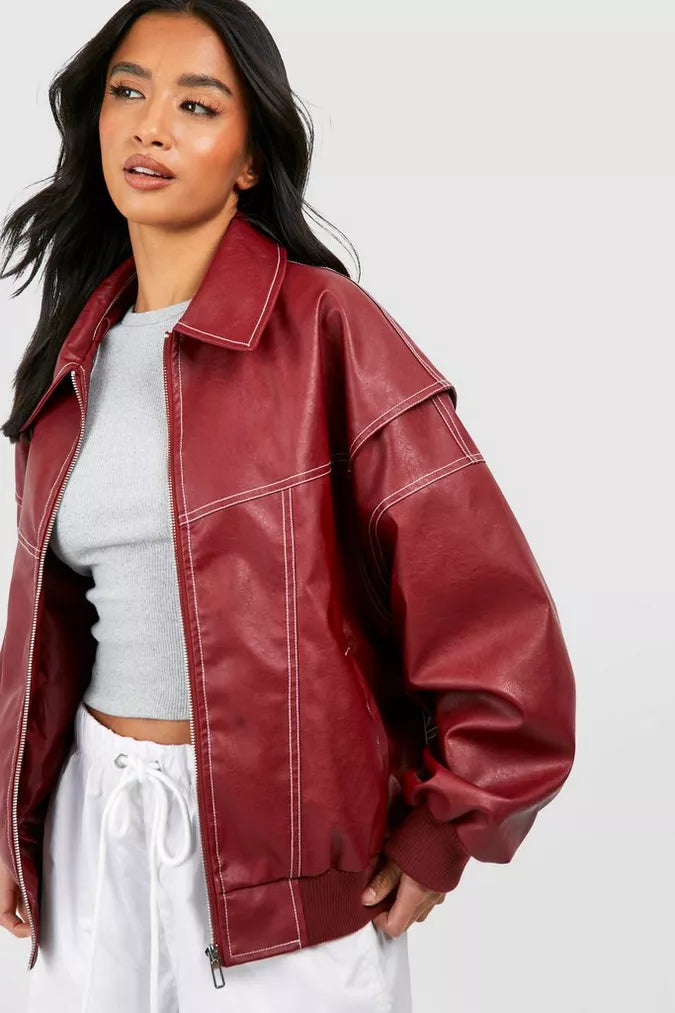 Lara leather bomber jacket – Ultimate style and comfort 